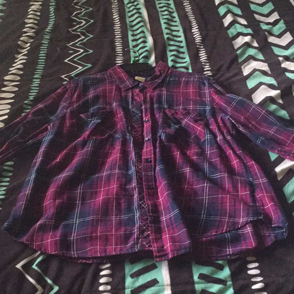 Collared flannel!